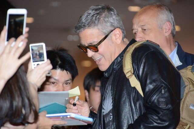 ジョージ・クルーニー、新妻アマルと8年ぶりに来日！　画像ギャラリー（4枚目）