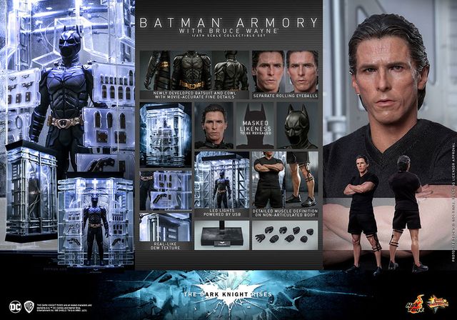 ホットトイズ ダークナイト ライジング バットスーツ格納庫＆ブルース・ウェイン Amazon.co.jp: ムービー・マスターピース ダークナイト バット