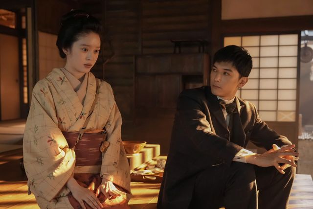 鋭い目でトキ（高石あかり）を見るリヨ（北香那）…朝ドラ「ばけばけ」第9週「スキップ、ト、ウグイス。」第44回（5枚目）