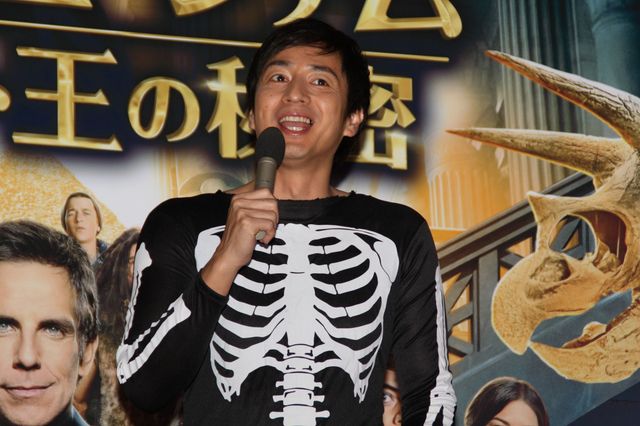 チュート徳井が生着替え！『ナイト　ミュージアム／エジプト王の秘密』公開直前イベントフォトギャラリー（4枚目）
