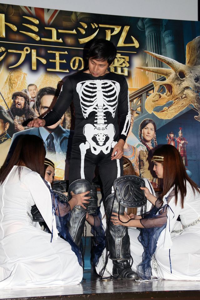 チュート徳井が生着替え！『ナイト　ミュージアム／エジプト王の秘密』公開直前イベントフォトギャラリー（6枚目）