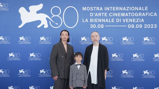 第80回ベネチア国際映画祭に参加した森山未來、塚尾桜雅、塚本晋也監督