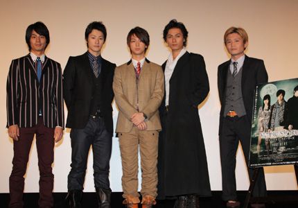 （左から）牧田、馬場、柳下、加藤、後藤監督