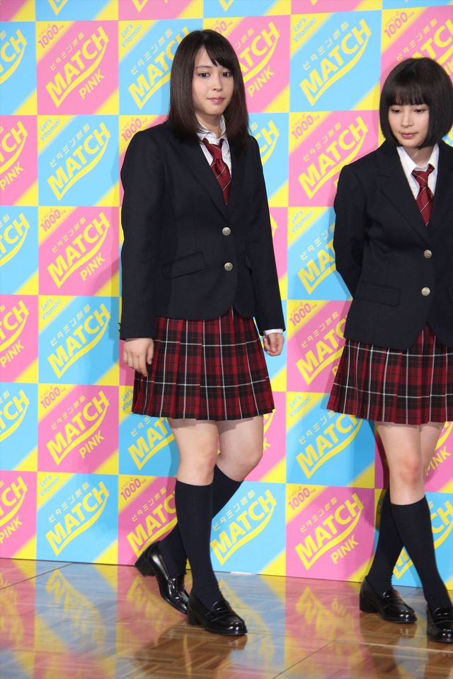 広瀬アリス＆すずが男子校にサプライズ登場！「マッチ」新CM発表会フォトギャラリー（15枚目）