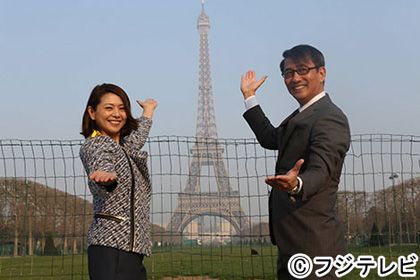 フランスでも相変わらず！　コミカルなやりとりを繰り広げる小泉今日子と中井貴一