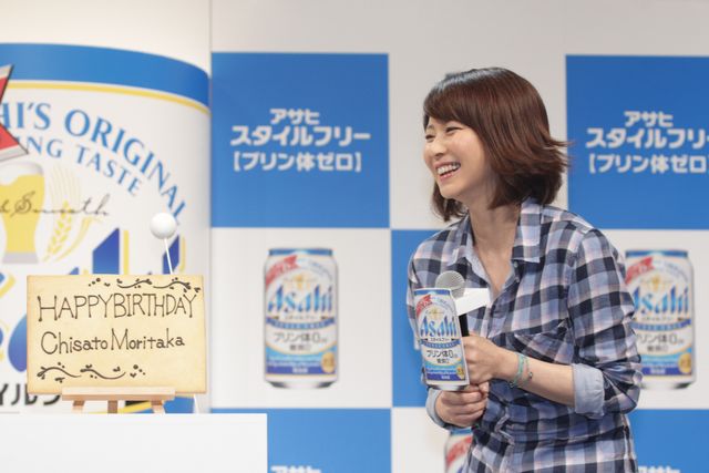 森高千里の美脚！「アサヒ スタイルフリー【プリン体ゼロ】」の商品・新CM発表会フォトギャラリー（3枚目）