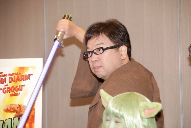 マンダロリアン、“グローグー”永尾柚乃と登場！『スター・ウォーズ／マンダロリアン・アンド・グローグー』取材会（4枚目）