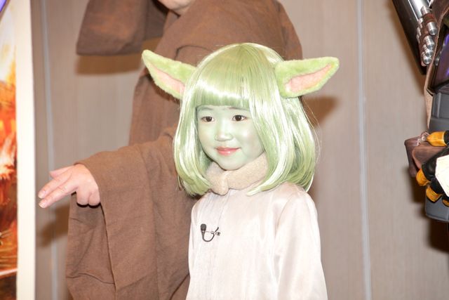 マンダロリアン、“グローグー”永尾柚乃と登場！『スター・ウォーズ／マンダロリアン・アンド・グローグー』取材会（7枚目）