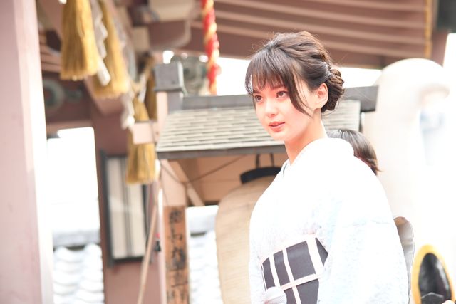 北山宏光＆多部未華子、和装姿が美しい…！映画『トラさん～僕が猫になったワケ～』ヒット祈願イベント（3枚目）