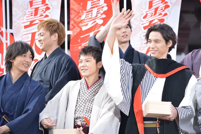 和装のイケメンずらり！『曇天に笑う』プレミアイベント（3枚目）