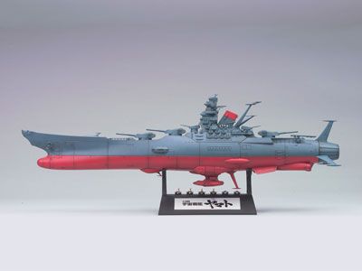 完全に再現された宇宙戦艦ヤマトのプラモデル