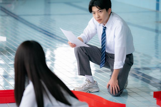 ドラマ「量産型ルカ -プラモ部員の青き逆襲-」第5話「真夏のプールレース」（5枚目）