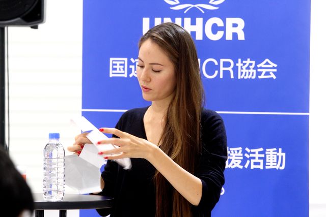 道端ジェシカ、銀座ソニービルのチャリティーイベントで難民支援の重要性を訴えかける！　画像ギャラリー（13枚目）