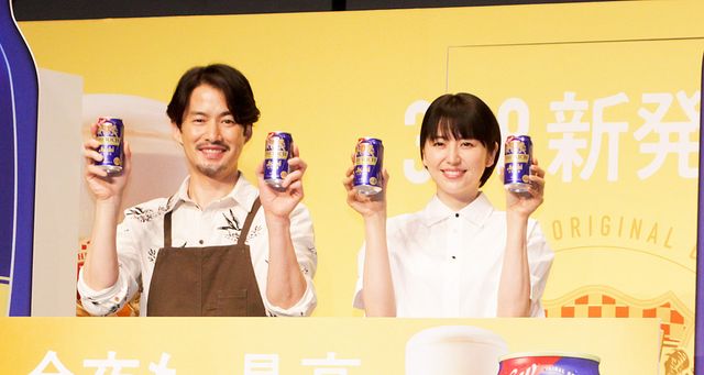 長澤まさみの笑顔！「アサヒ ザ・リッチ リニューアル新CM発表会」（2枚目）