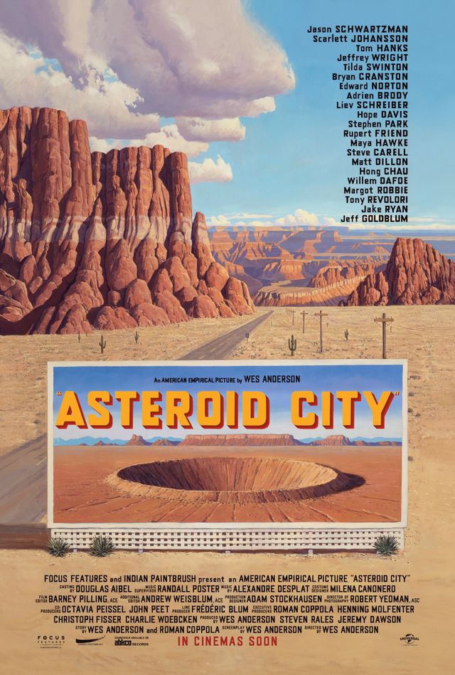 『Asteroid City（原題）』本国版ポスタービジュアル