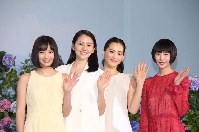 綾瀬×長澤×夏帆×すず“4姉妹”登場！『海街diary』完成披露フォトギャラリー（24枚目）