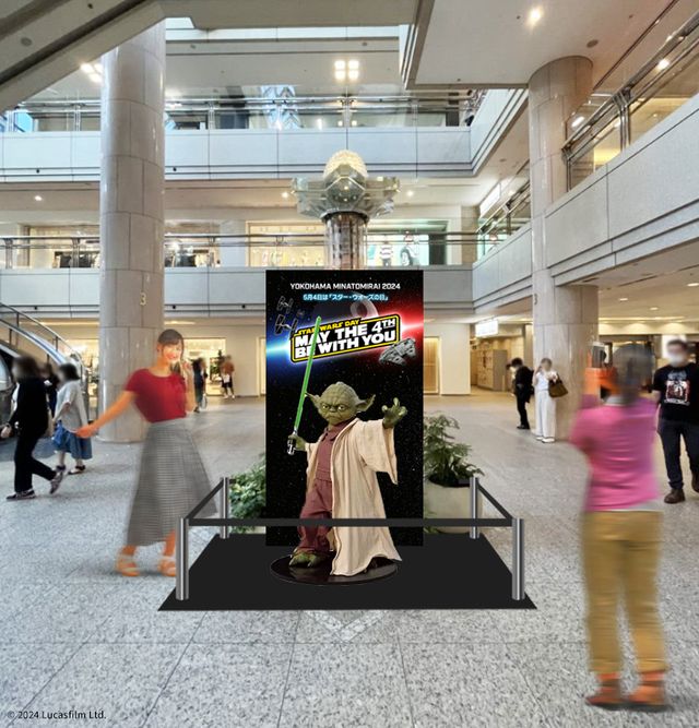 「STAR WARS DAY YOKOHAMA MINATOMIRAI 2024」のキービジュアル＆展示イメージ（2枚目）