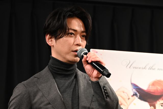 亀梨和也、ドラマ版から16年ぶりに神咲雫を再演！アニメ「神の雫」制作発表会見（5枚目）