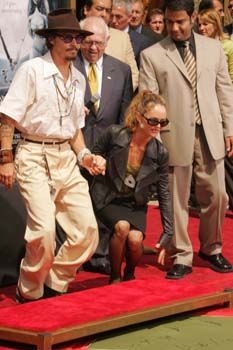 ジョニー・デップ 「ハンド・アンド・フット・プリントセレモニー」 in チャイニーズシアター（37枚目）