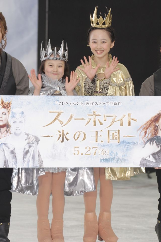 本田望結、妹と一緒にフィギュア演技！『スノーホワイト／氷の王国』イベント ギャラリー（9枚目）