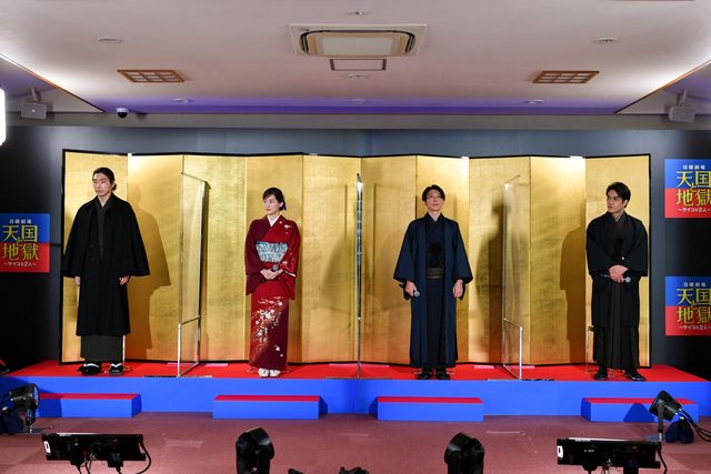 綾瀬はるか＆高橋一生、美しい和服で登場！阿佐ヶ谷神明宮で日曜劇場「天国と地獄」会見（2枚目）