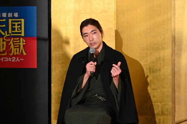 綾瀬はるか＆高橋一生、美しい和服で登場！阿佐ヶ谷神明宮で日曜劇場「天国と地獄」会見（9枚目）