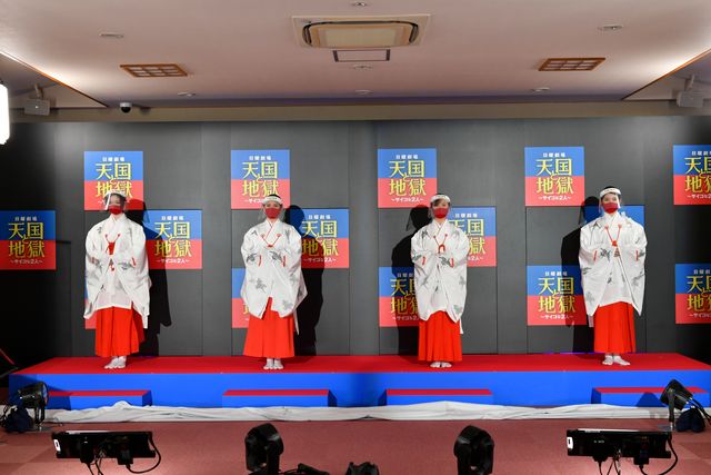 綾瀬はるか＆高橋一生、美しい和服で登場！阿佐ヶ谷神明宮で日曜劇場「天国と地獄」会見（19枚目）