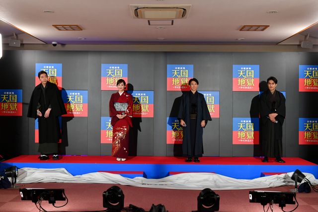 綾瀬はるか＆高橋一生、美しい和服で登場！阿佐ヶ谷神明宮で日曜劇場「天国と地獄」会見（20枚目）