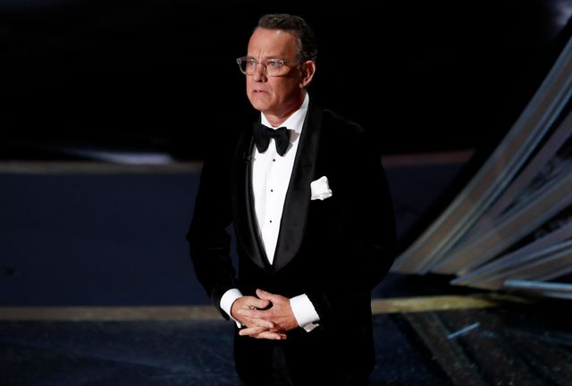 ジョー・バイデン氏の米大統領就任を記念する特別TV番組が1月20日に放映され、司会を俳優のトム・ハンクス(写真)が務めることになった。写真は昨年2月のアカデミー賞授賞式