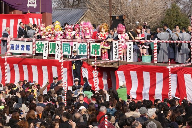 プリキュアの豆まきに子どもたち大歓声！池上本門寺にて 写真ギャラリー（6枚目）