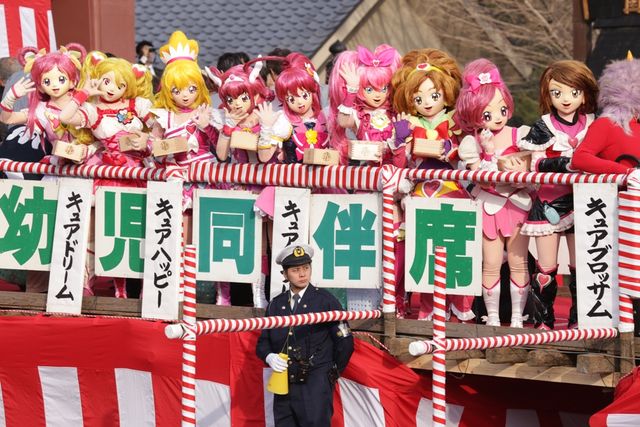 プリキュアの豆まきに子どもたち大歓声！池上本門寺にて 写真ギャラリー（7枚目）