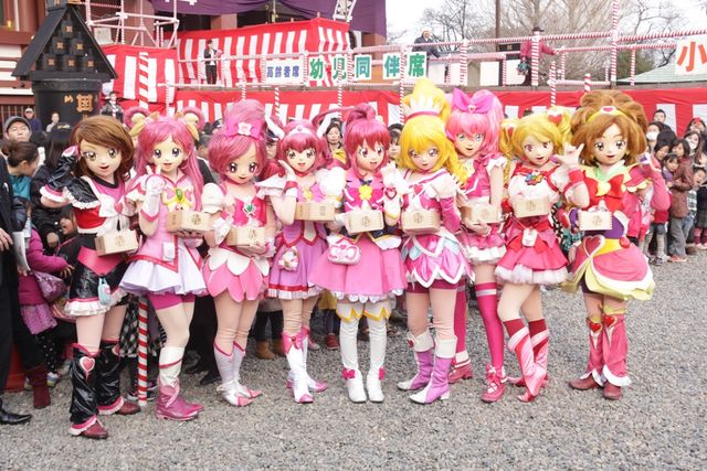 プリキュアの豆まきに子どもたち大歓声！池上本門寺にて 写真ギャラリー（8枚目）