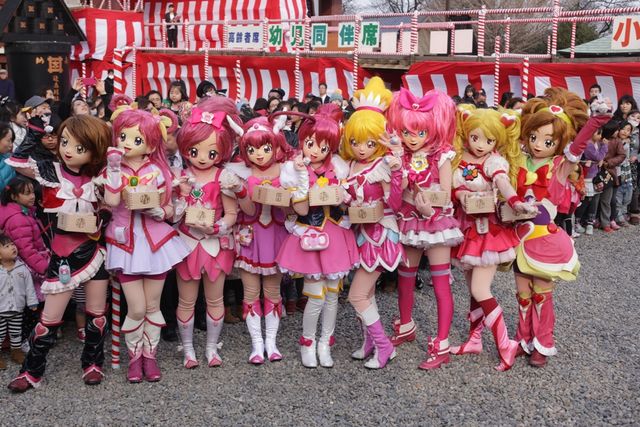 プリキュアの豆まきに子どもたち大歓声！池上本門寺にて 写真ギャラリー（9枚目）