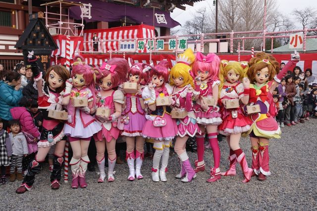 プリキュアの豆まきに子どもたち大歓声！池上本門寺にて 写真ギャラリー（10枚目）