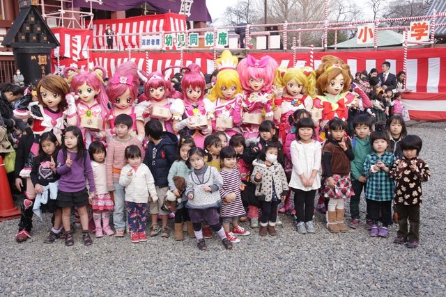 プリキュアの豆まきに子どもたち大歓声！池上本門寺にて 写真ギャラリー（11枚目）