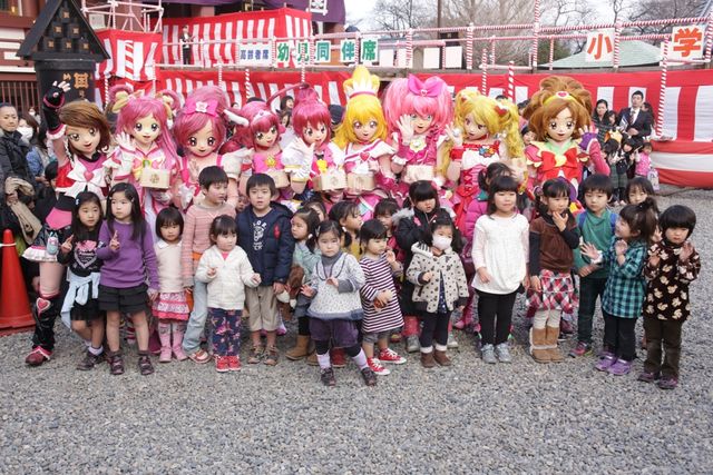 プリキュアの豆まきに子どもたち大歓声！池上本門寺にて 写真ギャラリー（12枚目）
