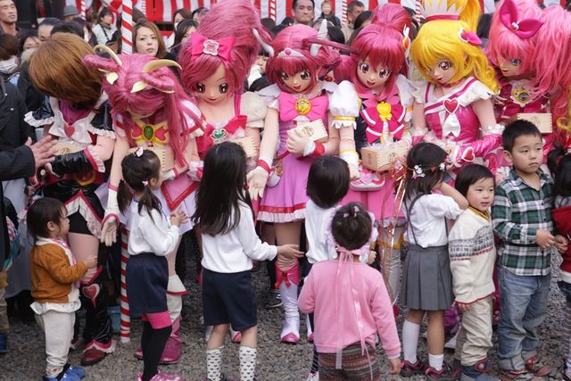 プリキュアの豆まきに子どもたち大歓声！池上本門寺にて 写真ギャラリー（13枚目）