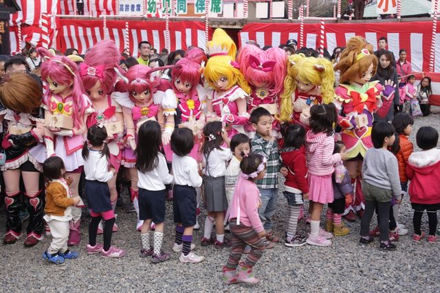 プリキュアの豆まきに子どもたち大歓声！池上本門寺にて 写真ギャラリー（14枚目）