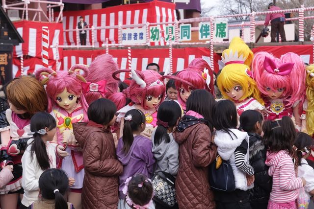 プリキュアの豆まきに子どもたち大歓声！池上本門寺にて 写真ギャラリー（15枚目）