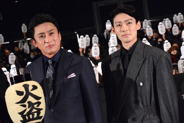 松本幸四郎＆市川染五郎「鬼平犯科帳　本所・桜屋敷」完成披露試写会（4枚目）