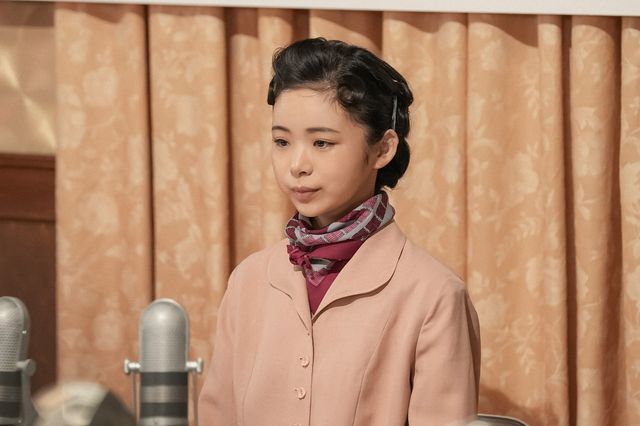 会見場には鮫島（みのすけ）の姿も…「ブギウギ」第124回の場面写真（3枚目）