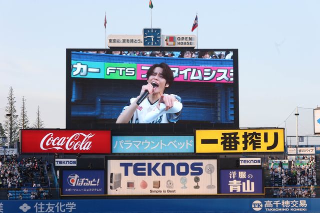 マリオ声優・宮野真守、ノーバン投球に歓声！『ザ・スーパーマリオギャラクシー・ムービー』ナイター始球式（13枚目）