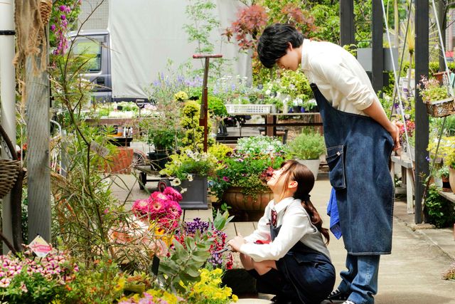 橋本環奈にひざまずく片寄涼太…『午前0時、キスしに来てよ』場面写真（2枚目）