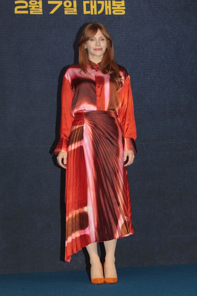 ヘンリー・カヴィル、指ハートの破壊力！『アーガイル』ブライス・ダラス・ハワード＆サム・ロックウェルと韓国で記者会見（10枚目）