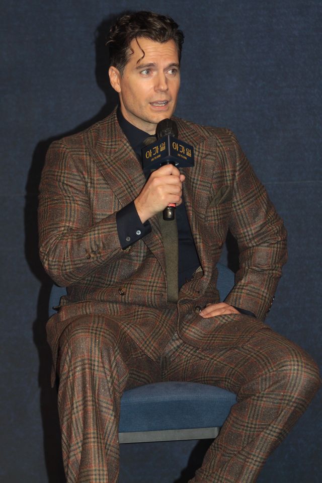 ヘンリー・カヴィル、指ハートの破壊力！『アーガイル』ブライス・ダラス・ハワード＆サム・ロックウェルと韓国で記者会見（17枚目）