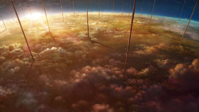 アニメ「大雪海のカイナ」第1話「天膜の少年」場面カット（3枚目）