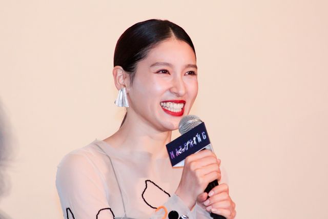 土屋太鳳＆佐久間大介、黒コーデで登場！『マッチング』大ヒット御礼舞台挨拶（5枚目）