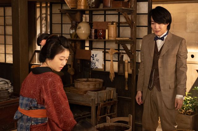 万太郎はびしょ濡れ…「らんまん」第83回の場面写真（3枚目）