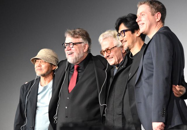 「Beyond The Strand」に登壇した押井守、ギレルモ・デル・トロ、ジョージ・ミラー、小島秀夫、ジェフ・キーリー