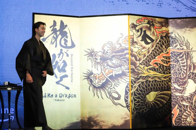 竹内涼真が自前の着物で！「龍が如く」世界配信決定記者会見の様子（5枚目）